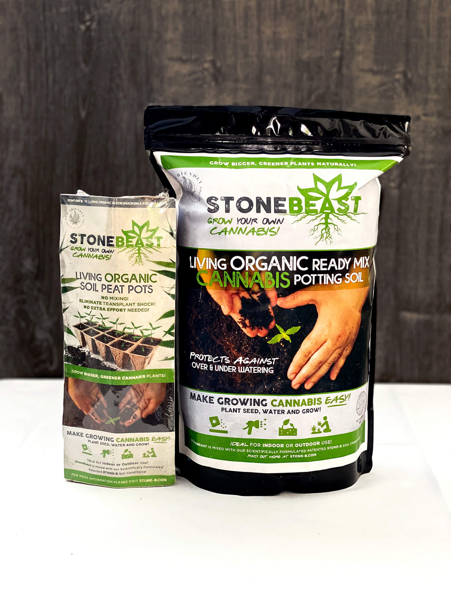 Stone Beast Organic Cannabis Soil – 8 Quart Soil Bag – Stone B Soil ...