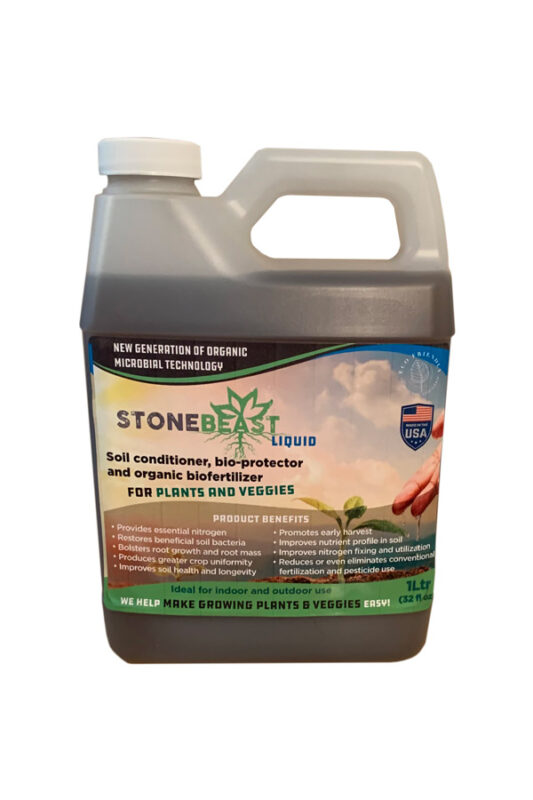 StoneBeast Liquid Plants & Veggies – 1 Liter – Stone Beast Soil Treatment